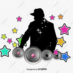 Dj Vector With Headset, With A Headset, Dj Vector, Music PNG ...