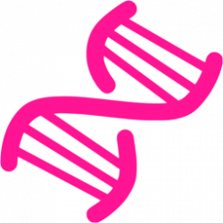 Deep pink dna helix icon - Free deep pink dna helix icons