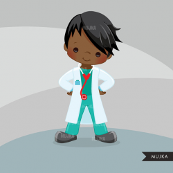 Doctor Clipart. Little Boy Graphics, medical, hospital ...