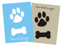 Free Dog Paw Print Stencil, Download Free Clip Art, Free Clip Art on ...