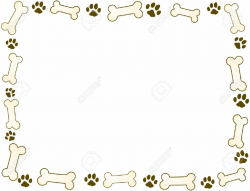A dog bone with paw prints on the bone clipart - ClipartFest | All ...