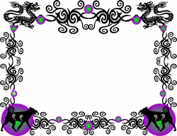 Dog vector transparent download border - RR collections