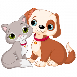 Cats vs Dogs Clip Art | Clip Art Dog And Cat Cat and dog clipart ...