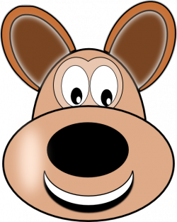 Smiley Face Dog Clipart