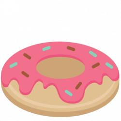 Donut SVG scrapbook cut file cute clipart files for silhouette ...