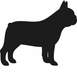 French Bulldog Stamp (Silhouette) | Tattoos | Pinterest | French ...