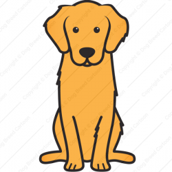 golden retriever dog clipart - image #18