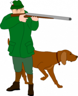 Hunter With Dog Clip Art at Clker.com - vector clip art online ...