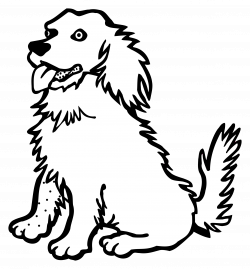 Clipart - dog - lineart