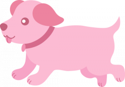 Pink Dog Clipart