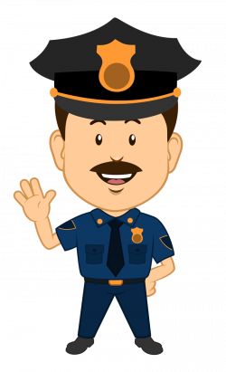 This cute cartoon clip art of a policeman is free for use on your ...