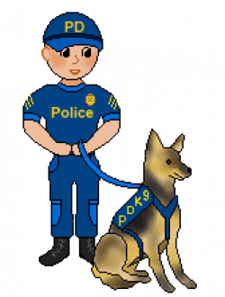 Dog Clipart police officer 6 - 168 X 222 Free Clip Art stock ...