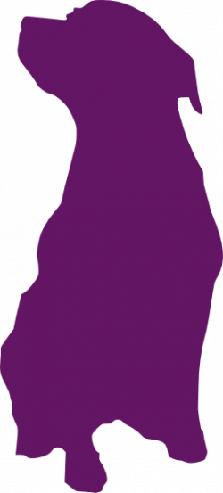 Purple Dog | Purple Dog clip art - vector clip art online, royalty ...