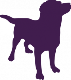 Purpledog Silhouette Clip Art at Clker.com - vector clip art online ...