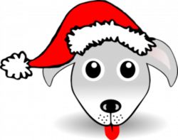 Santa Dog Clip Art at Clker.com - vector clip art online, royalty ...