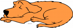 Dog Sleeping Peru Color Clipart Png – Clipartly.com