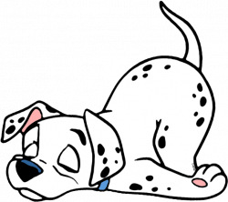 Download Dalmatian Clipart Dalmatian Puppy - Sleeping Dog Clipart ...