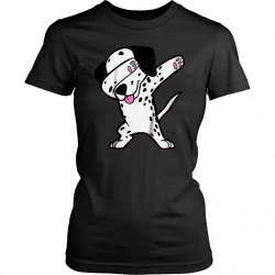 Dabbing Dalmatian T-Shirt - Funny Dalmation Dog Dab Dance Shirt ...