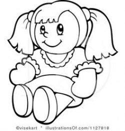Doll Clipart Black And White | Clipart Panda - Free Clipart ...