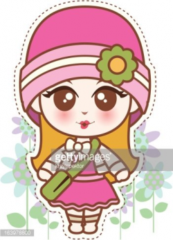 Simple Doll Girl Clipart Image | +1,566,198 clip arts
