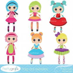 Rag doll toy clipart