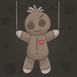 Spooky Voodoo Doll Vector - Download Free Vectors, Clipart ...