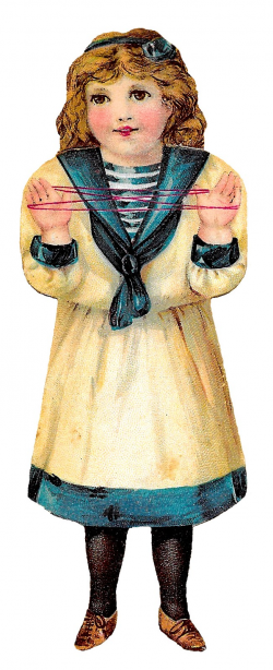 Antique Images: Free Victorian Paper Doll Image Girl Child\'s ...