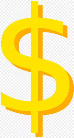 Dollar Sign clipart - Yellow, Text, Font, transparent clip art