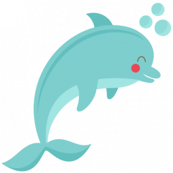 Cute Dolphin svg cut file for cricuts SVG scrapbook title beach svg ...