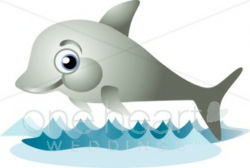 Dolphin Clip Art | Beach Wedding Clipart