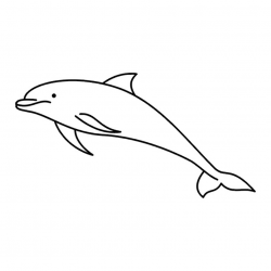 Free Black And White Dolphin Pictures, Download Free Clip Art, Free ...