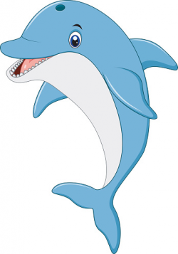 Smiling Dolphin Clipart - Clip Art Library