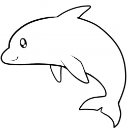 Dolphin Template - Animal Templates | For the kids | Dolphin ...