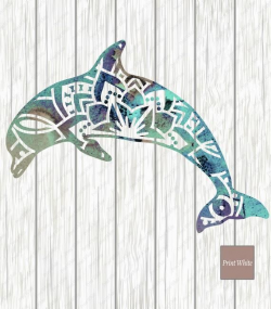 Watercolor Dolphin Clipart Summer Sublimation Design Nautical ...