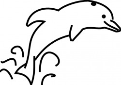 Dolphin Clip Art Outline | Clipart Panda - Free Clipart Images