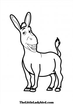 Donkey Clipart Donkey Black And White clip art » Clipart Station