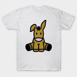 Cute Sitting Donkey Clipart