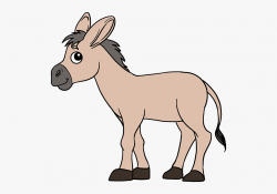 Drawing Donkey Face - Draw A Donkey Step By Step #2158487 ...