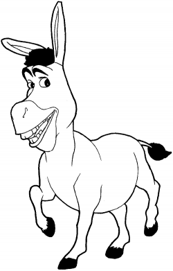 How to Draw Donkey from Shrek with Easy Step by Step Drawing ...
