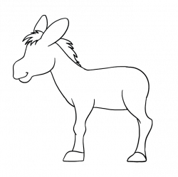 How to Draw a Donkey - Really Easy Drawing Tutorial