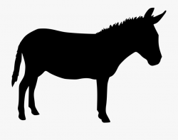 Donkey Silhouette Png - Donkey Icon Png #53170 - Free ...