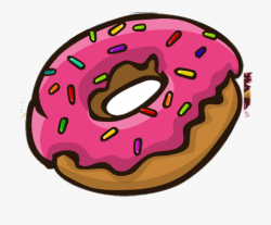 Donuts With Sprinkles Clipart - Transparent Background Donut ...