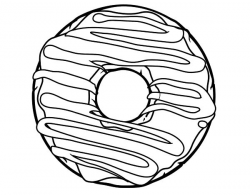 Donut Coloring Pages | Coloring Pages | Donut coloring page ...