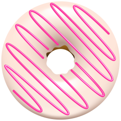 White Donut PNG Transparent Clip Art Image | Gallery ...