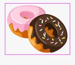 Donuts Vector Hipster - Donut Clipart Transparent Background ...