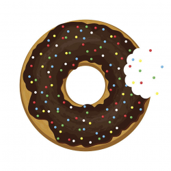 Donut With Bite Clipart & Free Clip Art Images #3717 - Clipartimage.com