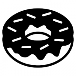 Image result for black and white donut clipart | Crafty Goodness ...