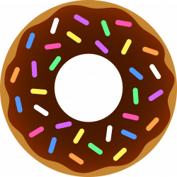 Chocolate Donut Clipart free image