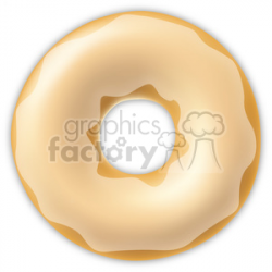 glazed doughnut clipart. Royalty-free clipart # 384628