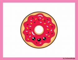 Donut clipart, kawaii clip art, donuts clip art, kawaii donut ...